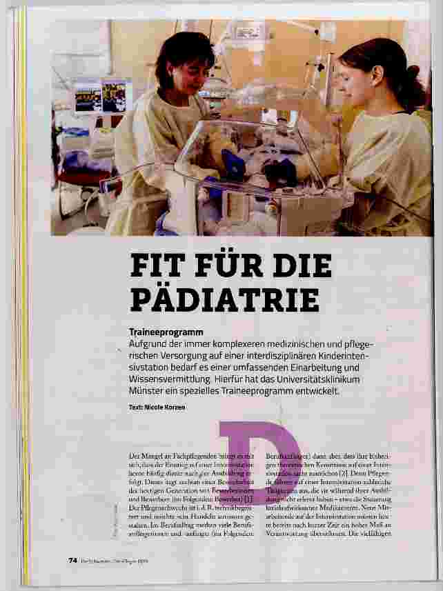 Vorschauseite 1: FIT FUR DIE PÄDIATRIE
