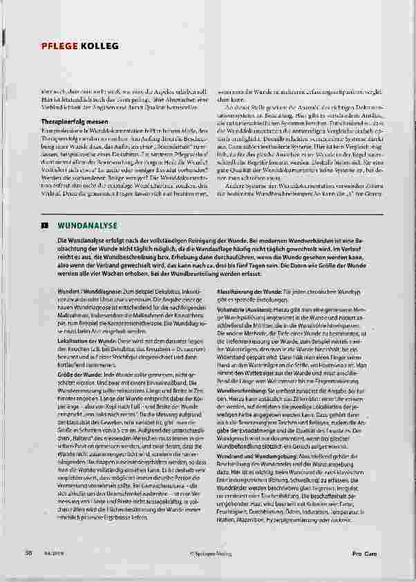 Vorschauseite 3: Bei Wunddokumentation nicht verunsichern lassen