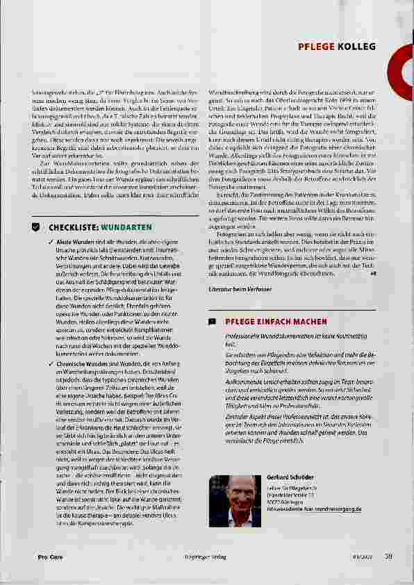 Vorschauseite 4: Bei Wunddokumentation nicht verunsichern lassen