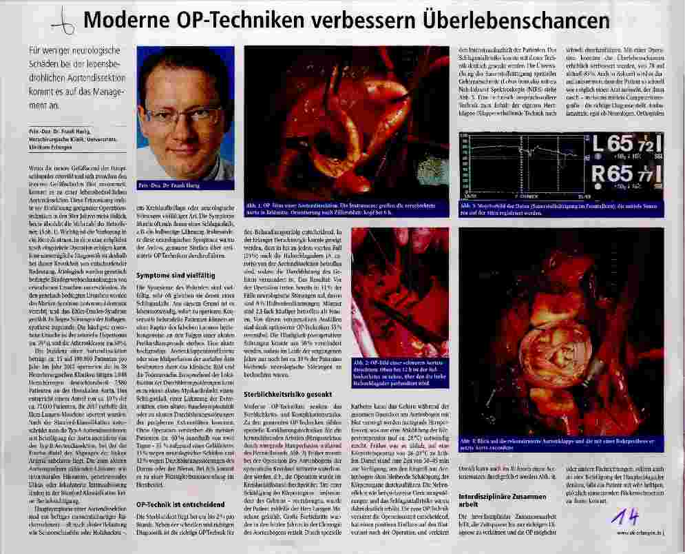 Vorschauseite 1: Moderne OP-Techniken verbessern Überlebenschancen