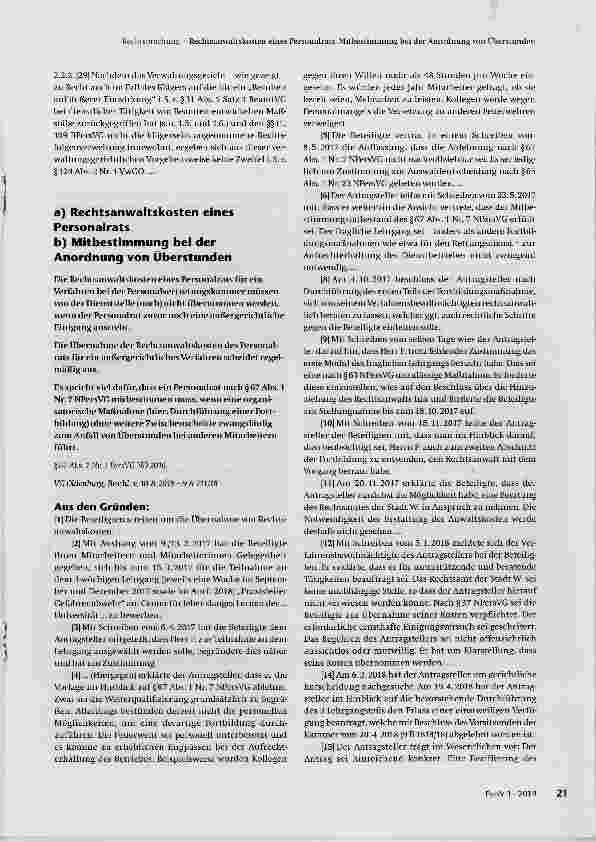 Vorschauseite 5: Maßstäbe für Unfallanerkennungen anlässlich dienstlicher oder personalvertretungsrechtlicher Beamtentätigkeiten im Kontext des §31 Abs. 1 Satz 1 BeamtVG und der §§11, 109 BPersVG