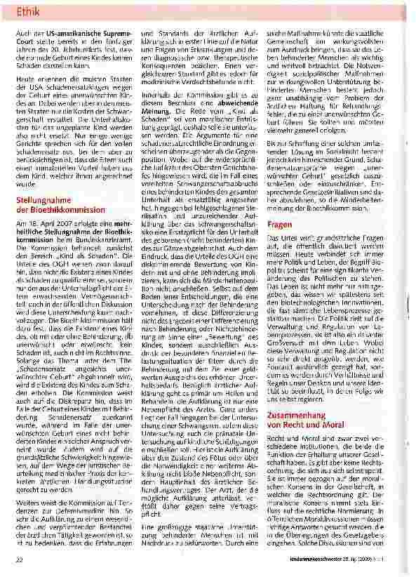 Vorschauseite 3: Wrongful birth Wenn das Kind zum Schadenfall wird