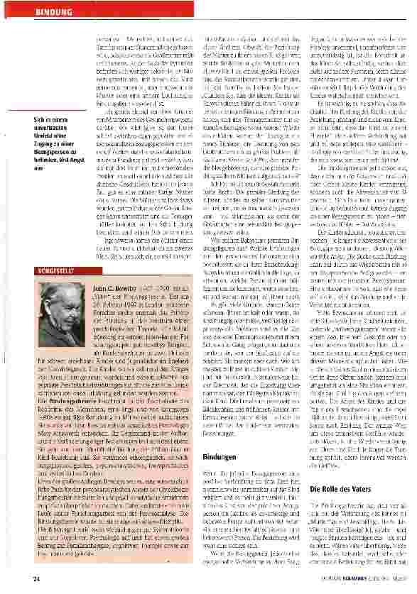 Vorschauseite 2: Die Kraft der ersten Bindung