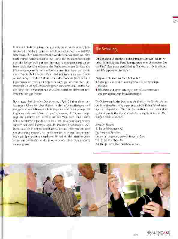 Vorschauseite 3: Intensivtherapie zum Anfassen