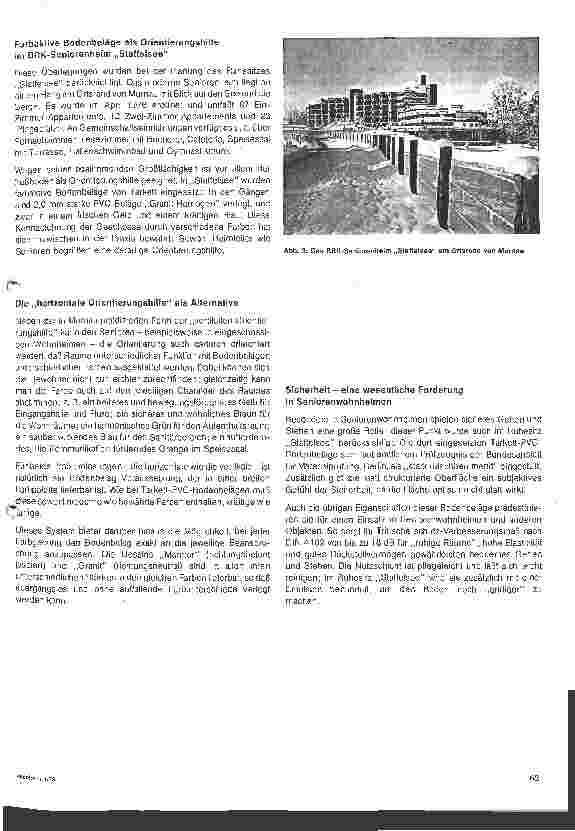 Vorschauseite 2: Farbaktive Bodenbeläge als Orientierungshilfe