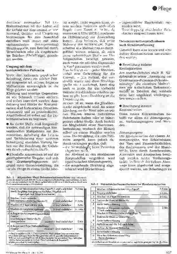 Vorschauseite 4: Die Versorgung radioaktiv verstrahlter Patienten Chemische Grundlagen und pflegerische Versorgung