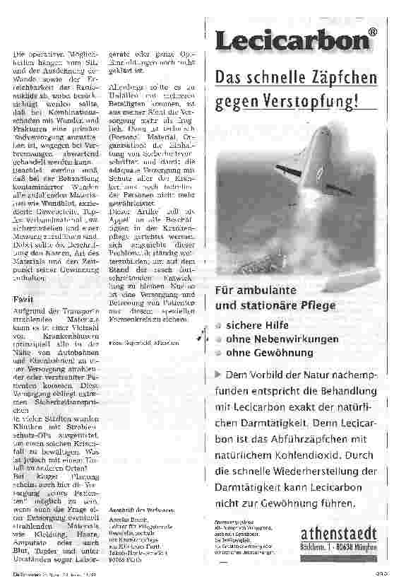 Vorschauseite 6: Die Versorgung radioaktiv verstrahlter Patienten Chemische Grundlagen und pflegerische Versorgung