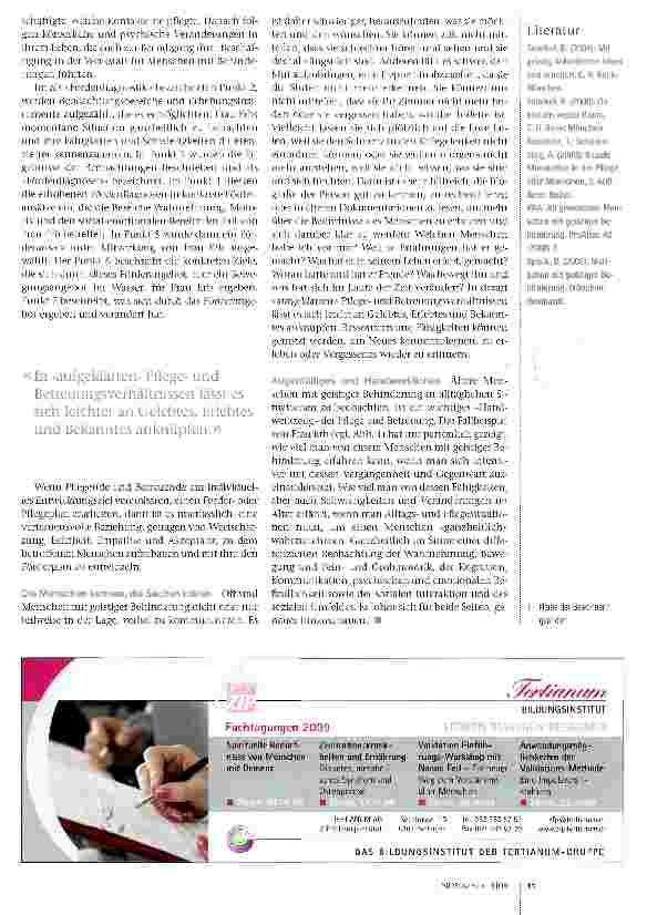 Vorschauseite 4: ZuwendungAlternde Menschen mit geistiger Behinderung pflegen
