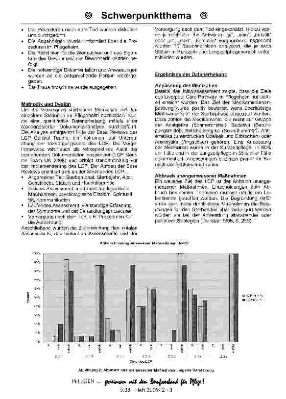 Vorschauseite 3: Verändert ein standardisierter Leitfaden die Qualität der Sterbebegleitung ?