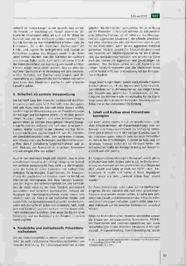 Vorschauseite 5: Gewalt als Berufsrisiko? (Präventions-)Konzepte für Fachkräfte in der stationären Kinderund Jugendhilfe