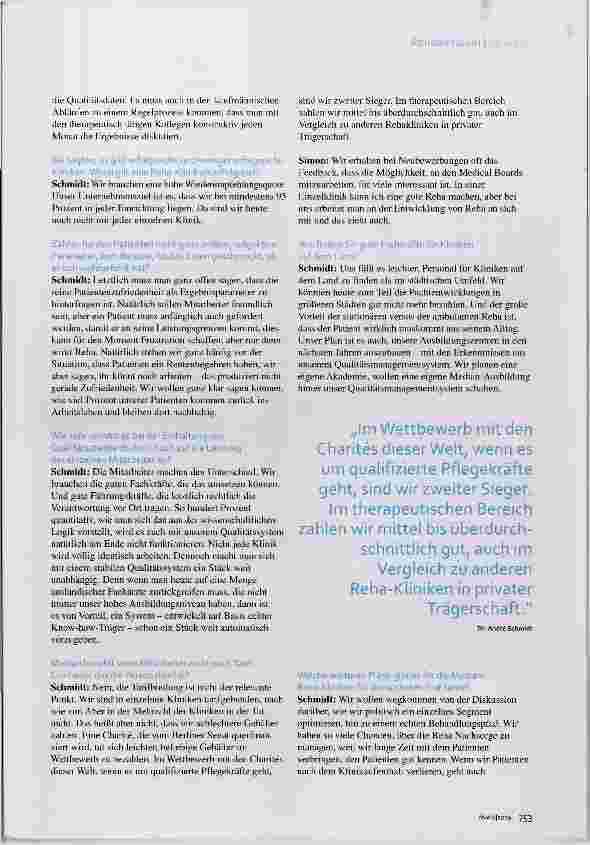 Vorschauseite 4: Qualitätsstrategie bei Median Die richtige Leistung zum richtigen Zeitpunkt