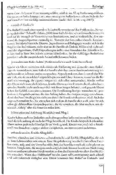 Vorschauseite 6: Herausforderungen für die Entwicklung evidenzbasierter Pflege-Interventionen am Beispiel der Konzeption eines Hilfsangebots für pflegende Kinder und ihre Familien