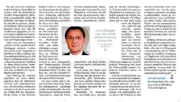 Vorschauseite 2: Alternative zum Heimarzt-Modell