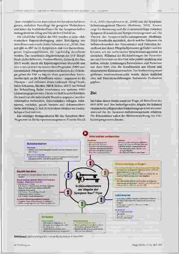 Vorschauseite 3: Selbstmanagement bei Krebstherapien fordern: Das Symptom-Navi-Programm