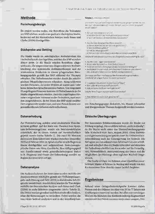 Vorschauseite 4: Selbstmanagement bei Krebstherapien fordern: Das Symptom-Navi-Programm