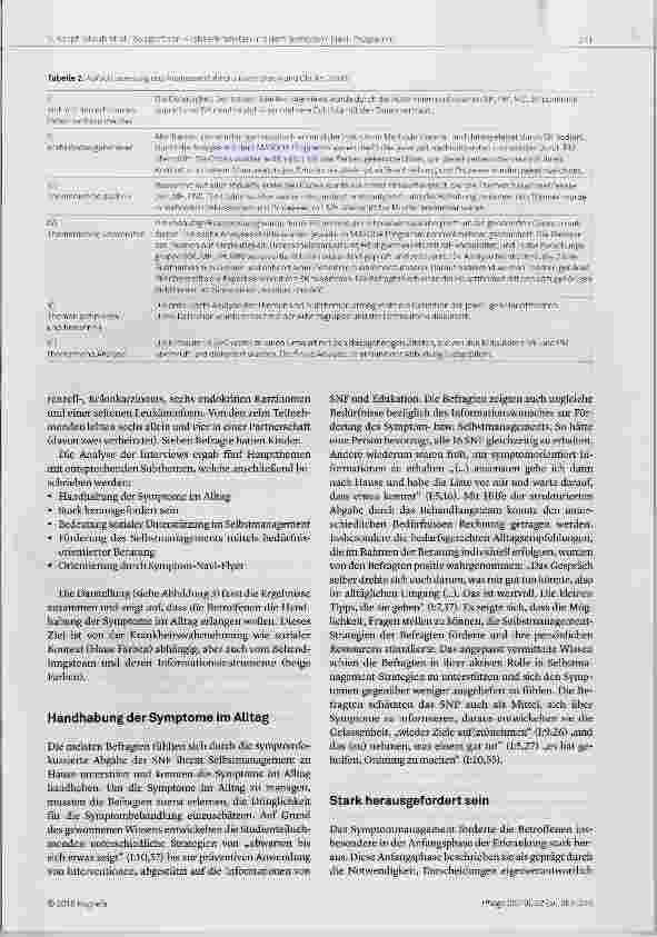 Vorschauseite 5: Selbstmanagement bei Krebstherapien fordern: Das Symptom-Navi-Programm