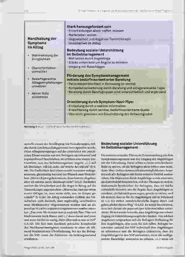 Vorschauseite 6: Selbstmanagement bei Krebstherapien fordern: Das Symptom-Navi-Programm