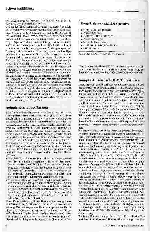 Vorschauseite 2: Postoperative Intensivpflege kardiochirurgischer Patienten