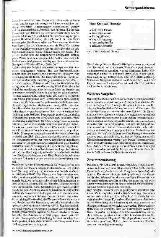 Vorschauseite 3: Postoperative Intensivpflege kardiochirurgischer Patienten