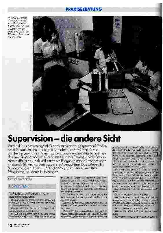 Vorschauseite 1: Supervision - die andere Sicht