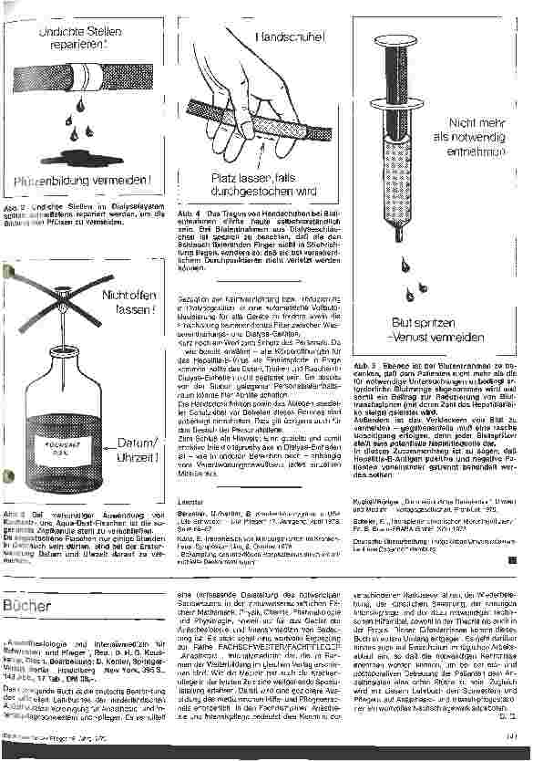 Vorschauseite 2: Verhütung von Infektionen bei der Dialysebehandlung