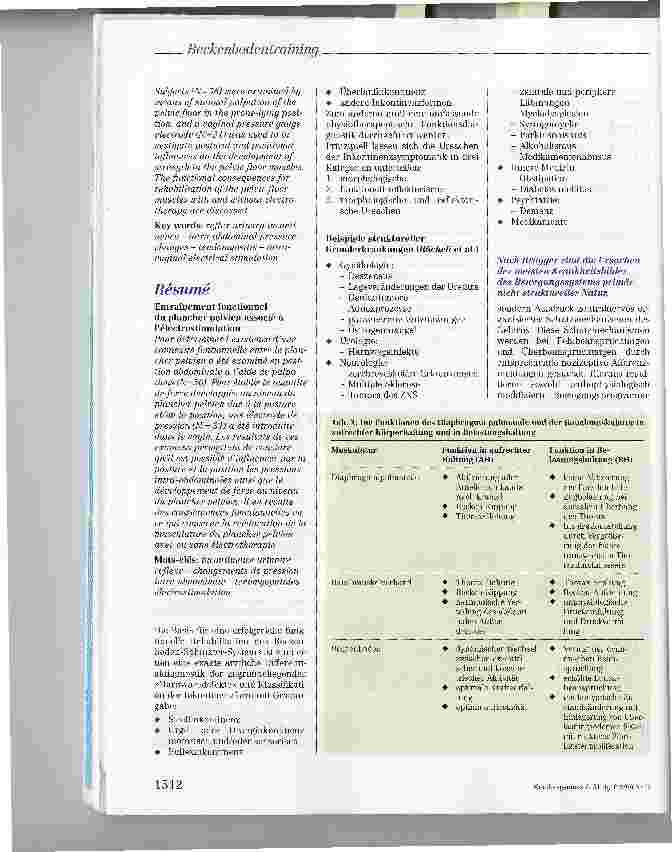 Vorschauseite 2: Funktionelles Beckenbodentraining in Kombination mit Elektrostimidation
