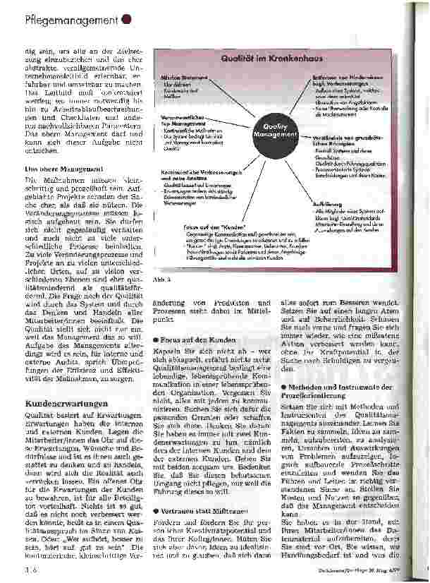 Vorschauseite 3: Die Endoskopieabteilung im Zeichen der Kundenorientierung Qualitätsmanagement im Sinne der Kundenorientierung