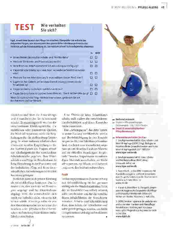 Vorschauseite 3: Was hat Berufsmode mit Sicherheit zu tun?
