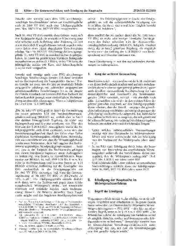 Vorschauseite 2: Die Kostenentscheidung nach Erledigung der Hauptsache im sozialrechtlichen Widerspruchsverfahren