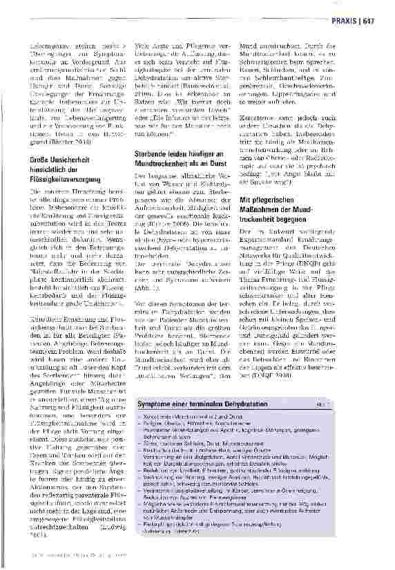Vorschauseite 2: Ernährung am Lebensende