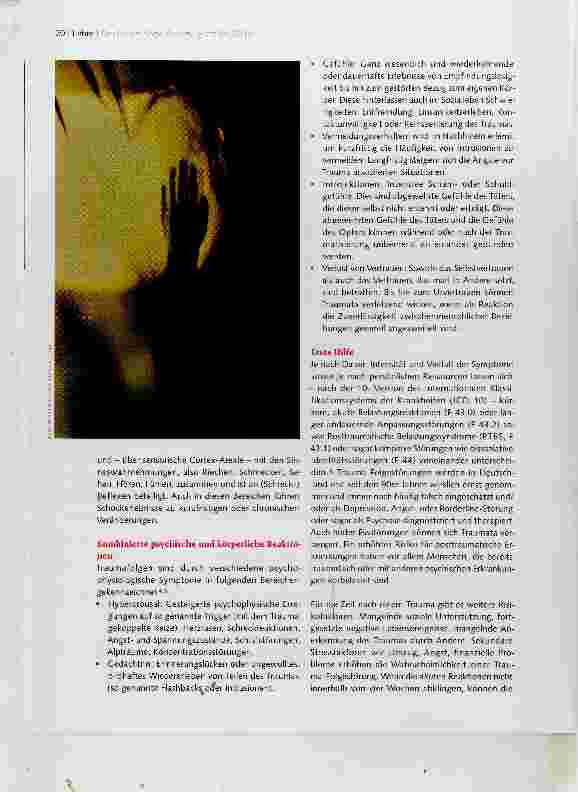 Vorschauseite 3: Psychotraumata - deren Ursachen und Symptome