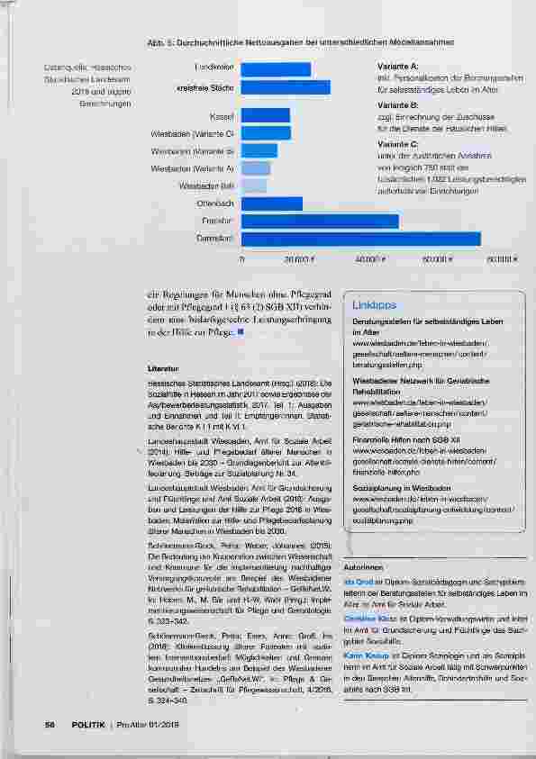 Vorschauseite 5: Kommunale Steuerungsund Gestaltungsmöglichkeiten in der Hilfe zur Pflege nach SGB XII