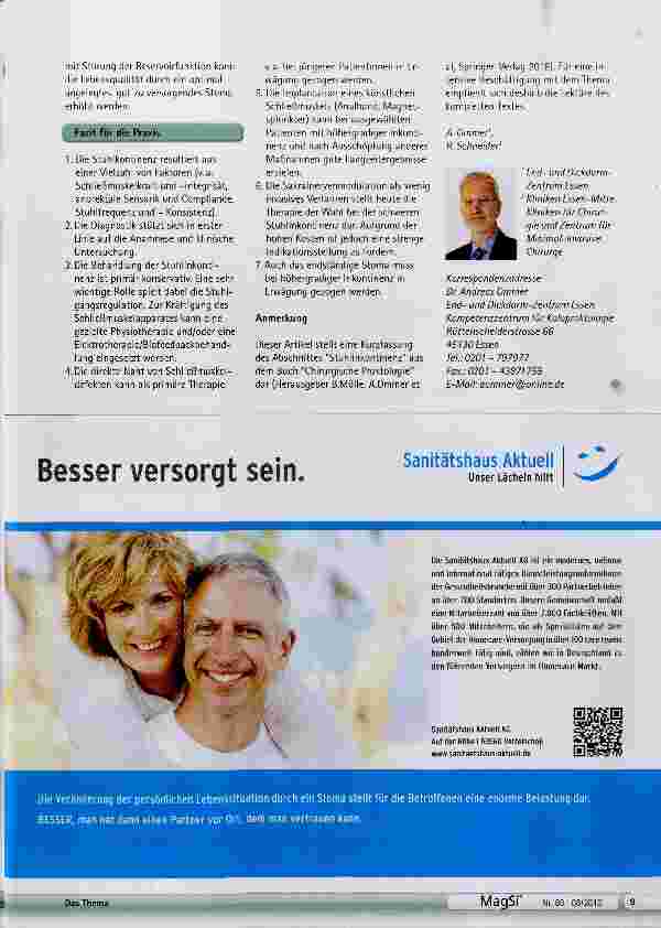 Vorschauseite 6: Stuhlinkontinenz Diagnostik und Therapie