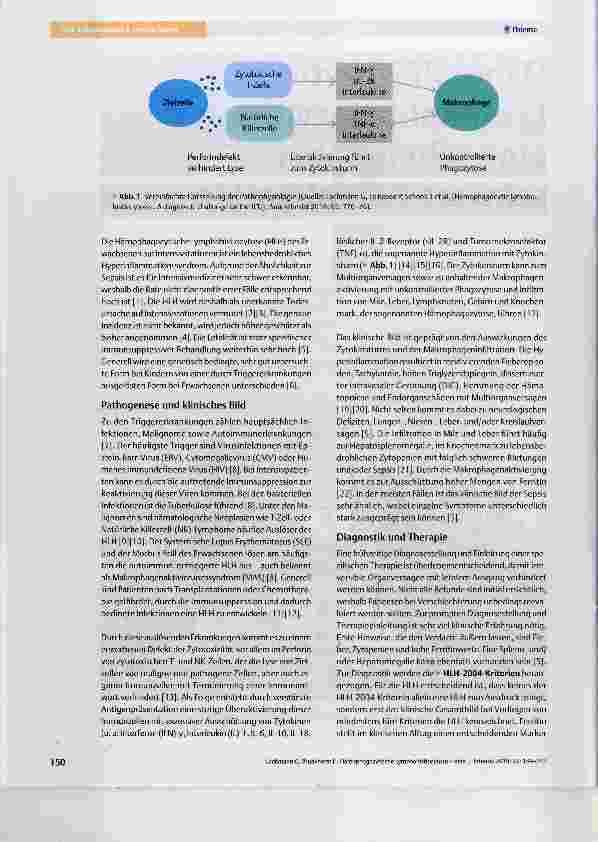 Vorschauseite 2: Hämophagozytische Lymphohistiozytose eine seltene, aber schwere Komplikation