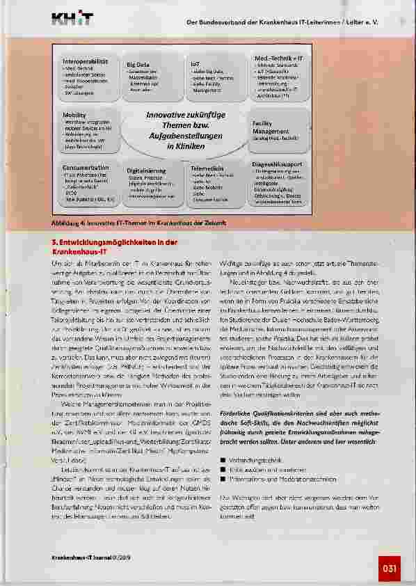 Vorschauseite 3: Anforderungen an IT-Fachpersonal im Krankenhaus