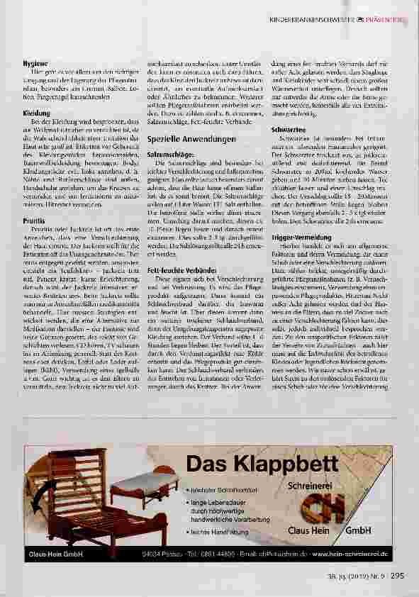 Vorschauseite 5: Implementierung von Patientenschulungen im Kardinal Schwarzenberg Klinikum, Abteilung Kinderund Jugendmedizin