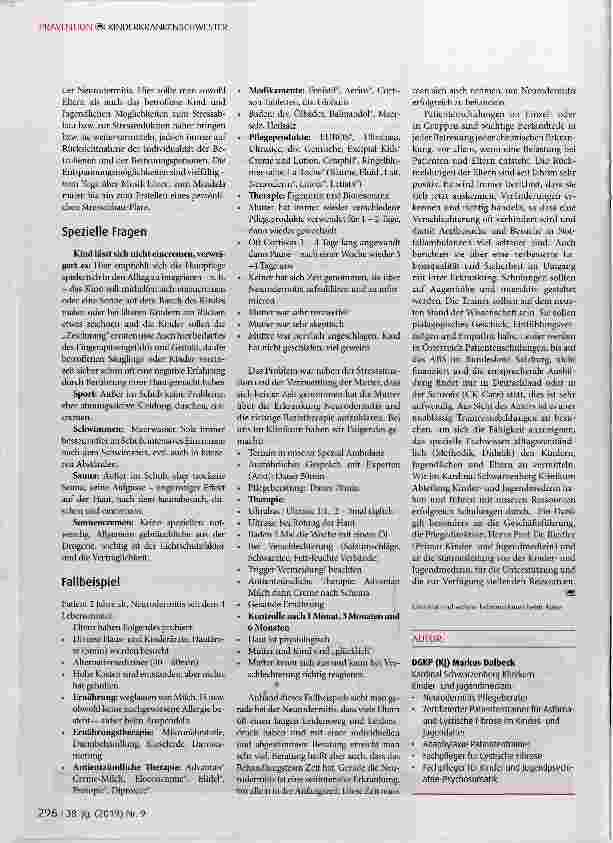 Vorschauseite 6: Implementierung von Patientenschulungen im Kardinal Schwarzenberg Klinikum, Abteilung Kinderund Jugendmedizin