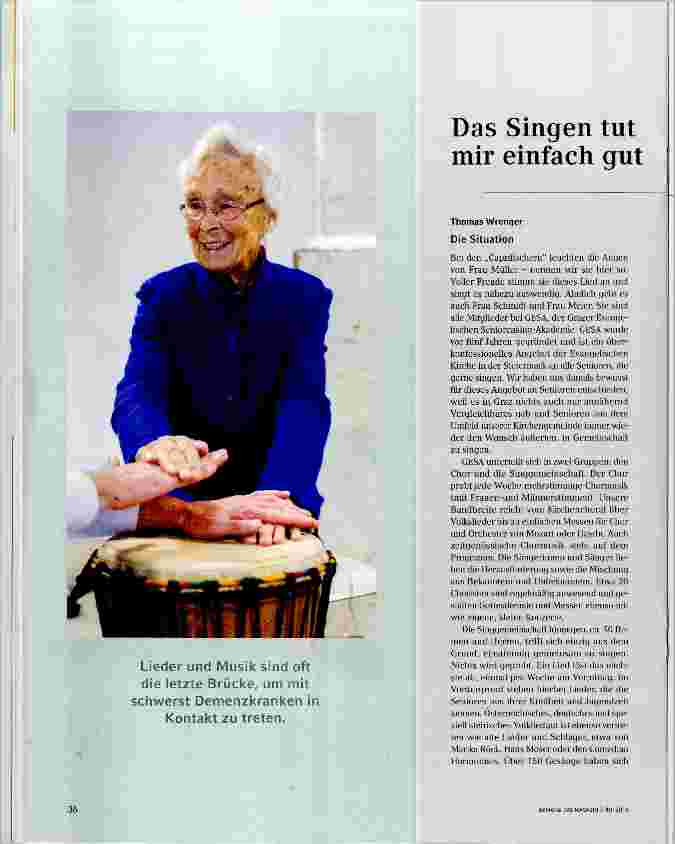 Vorschauseite 1: Das Singen tut mir einfach gut