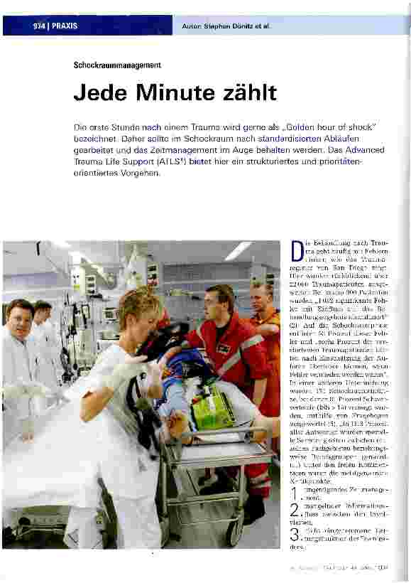Vorschauseite 1: Jede Minute zählt