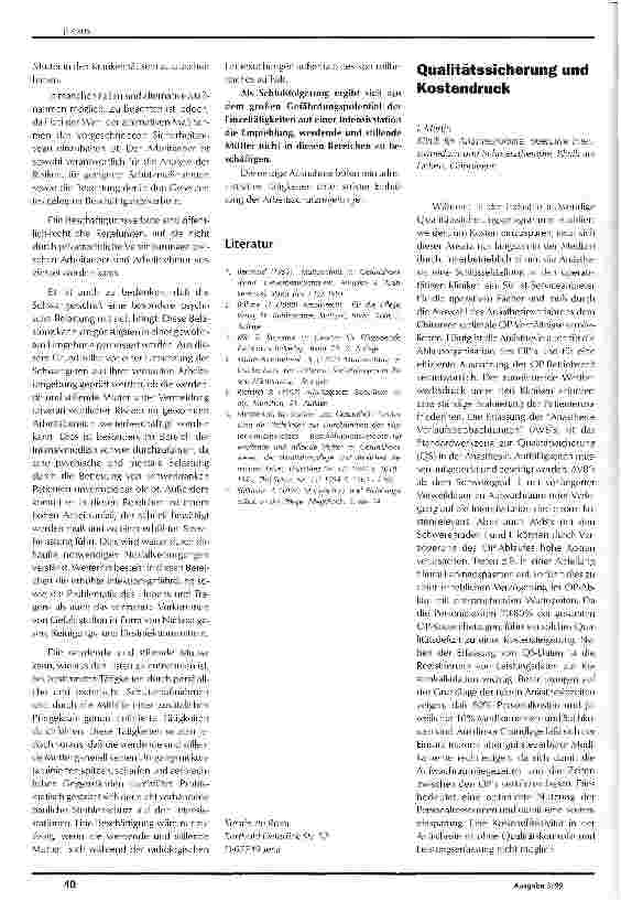 Vorschauseite 4: Die spezielle Handhabung des Mutterschutzgesetzes (MuSchG) im Bereich der Intensivmedizin