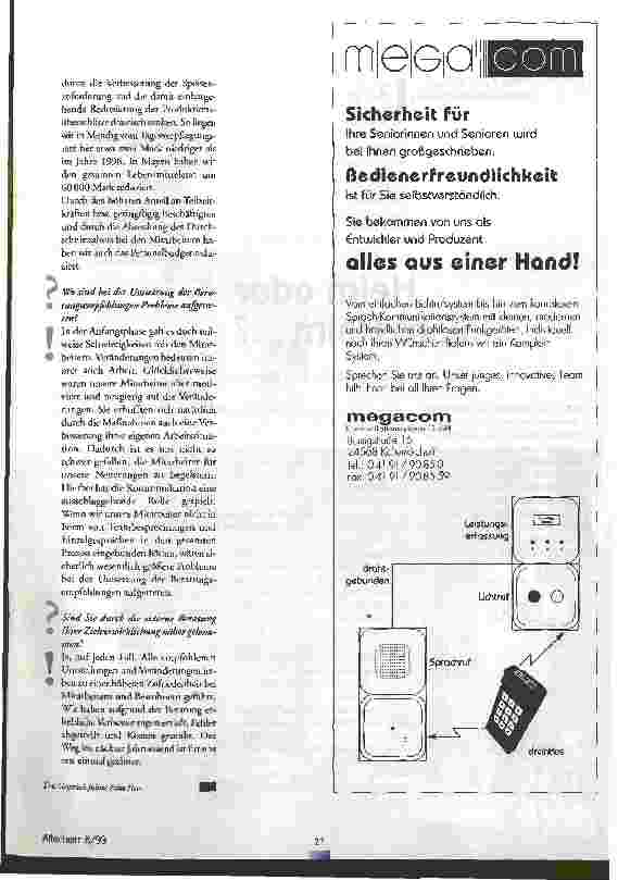 Vorschauseite 3: Erhebliche Verbesserungen erzielt Externe Betriebsberatung zur Optimierung des Verpflegungskonzeptes