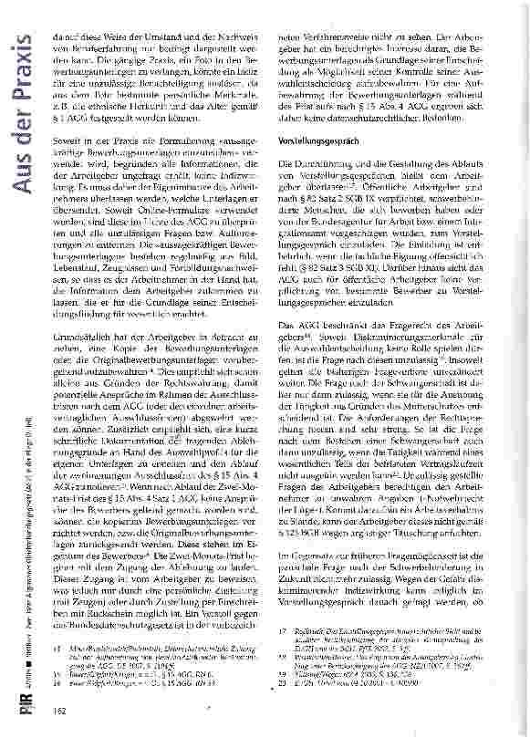 Vorschauseite 3: Zwei Jahre Allgemeines Gleichbehandlungsgesetz (AGG) in der Pflege (2. Teil)