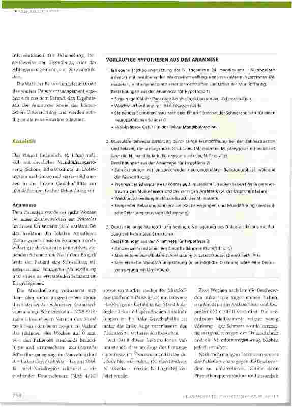 Vorschauseite 2: Physiotherapie bei CMD