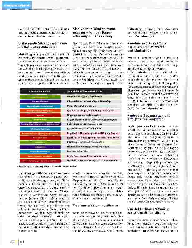 Vorschauseite 2: Marketingplanung -Zahlen, Daten und Strategie für die Zukunftssicherung