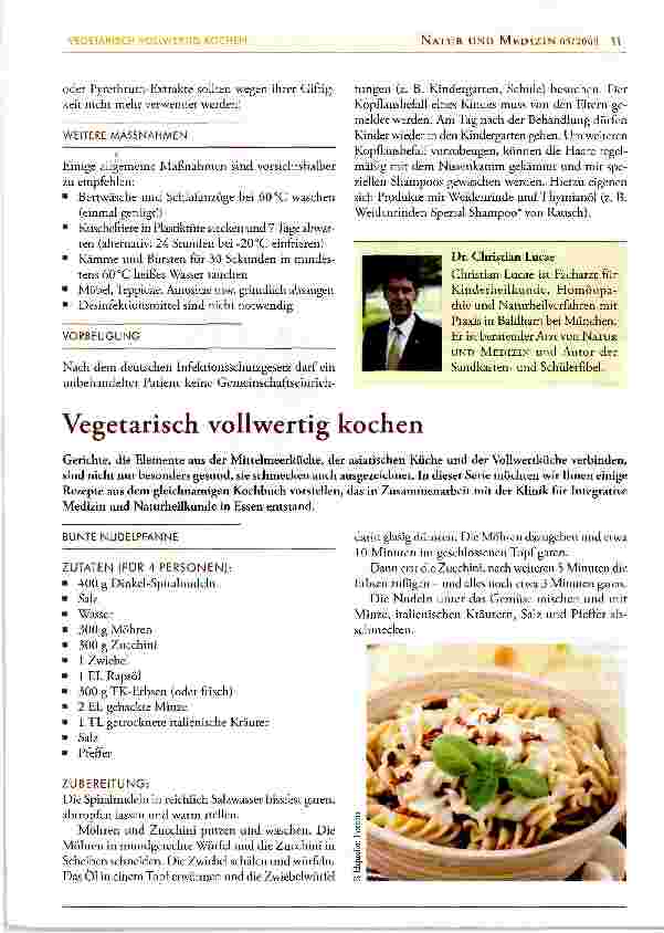 Vorschauseite 2: NATUR UND MEDIZIN für Kinder Läusealarm!