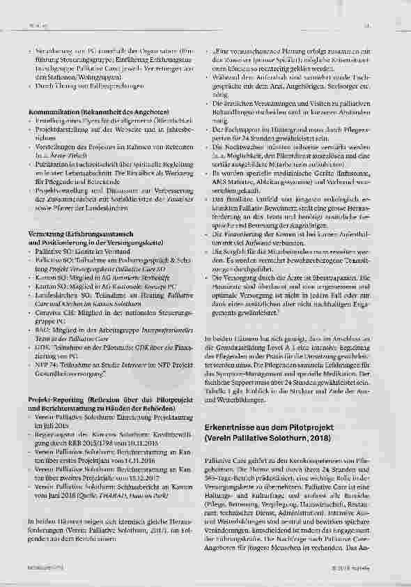 Vorschauseite 3: Palliative Care in der Grundversorgung