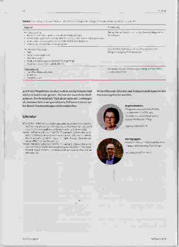 Vorschauseite 4: Palliative Care in der Grundversorgung