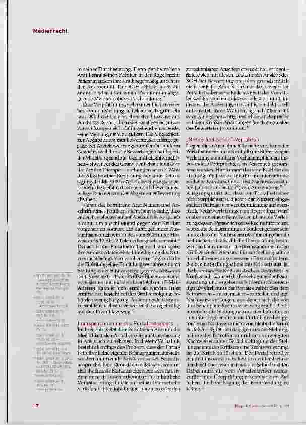 Vorschauseite 3: Bewertungsportale im Internet