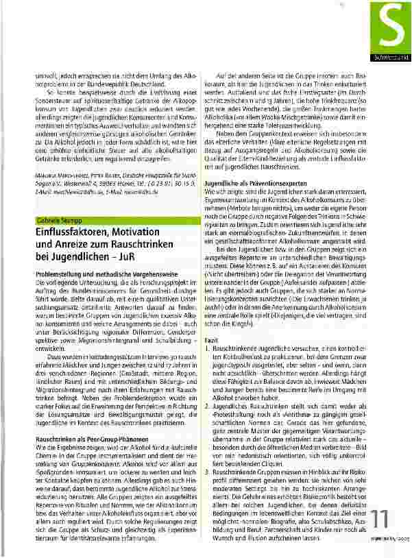 Vorschauseite 2: Deutsche Alkoholpolitik im europäischen Kontext