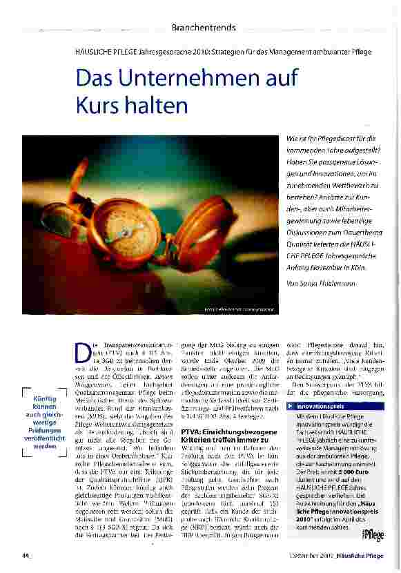 Vorschauseite 1: Das Unternehmen auf Kurs halten